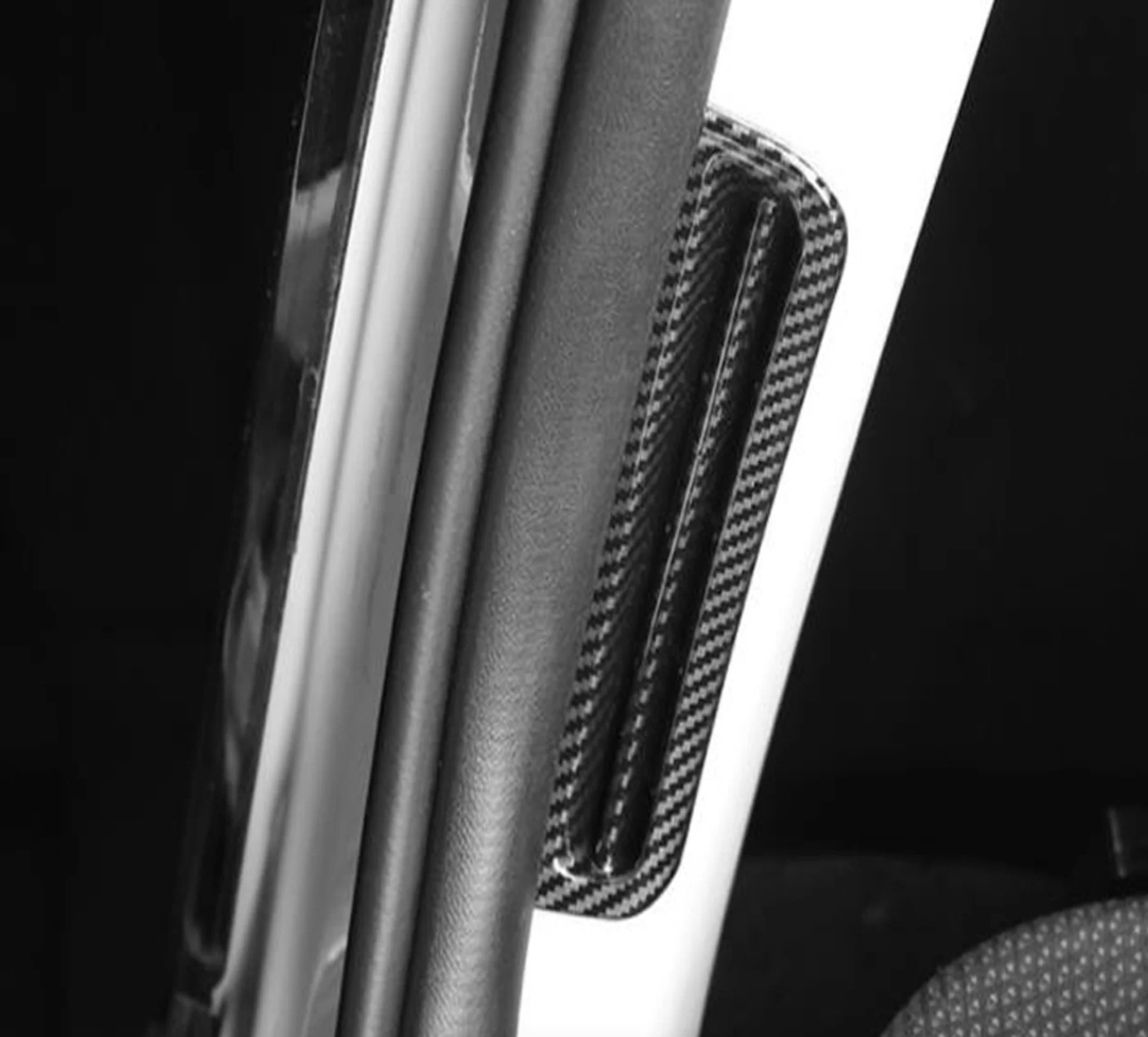 Carbon Fiber Front A Pillar Vent Covers | Kia EV6 - Image 3