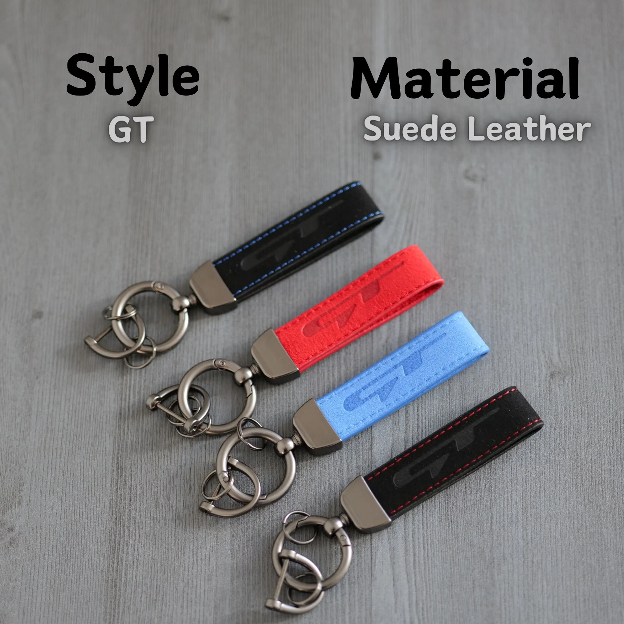 Performance Style Sueded Leather Keychain – Fits Kia GT & Sport Trims - Image 6