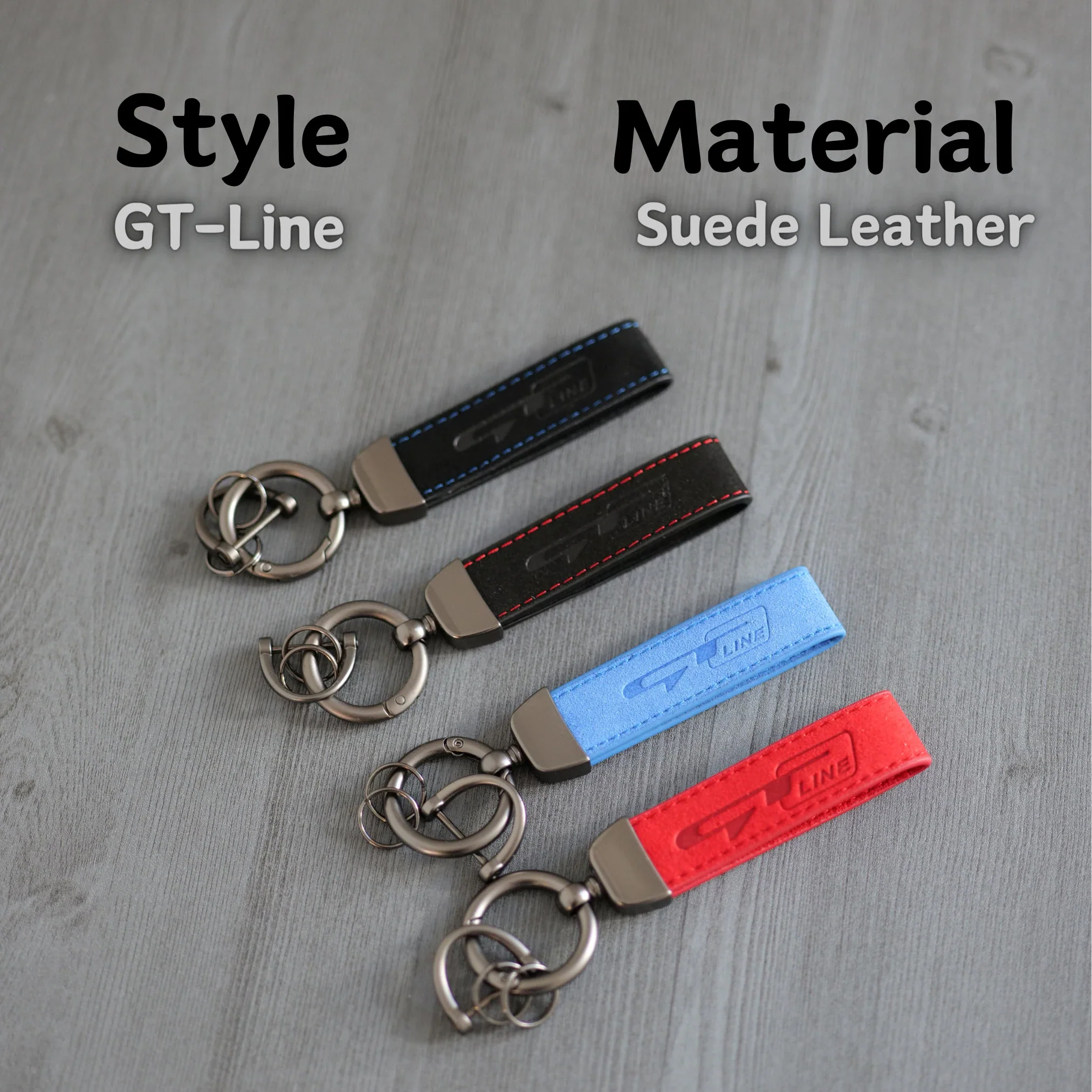 Performance Style Sueded Leather Keychain – Fits Kia GT & Sport Trims - Image 8